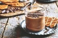 Spiced chocolate, black pepper and coffee mousse