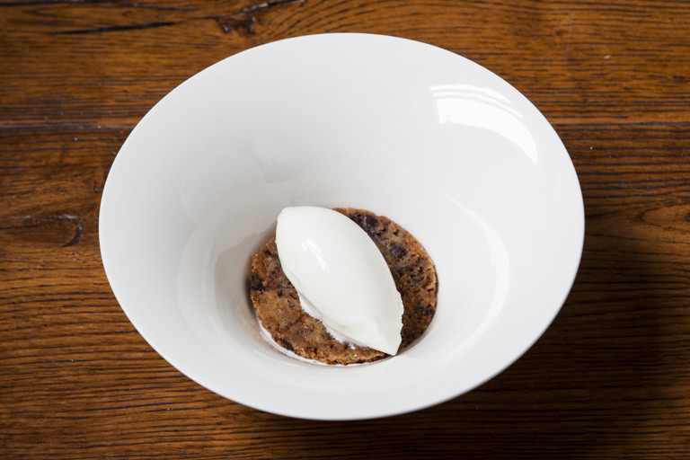 Richard Bainbridge's milk and cookie
