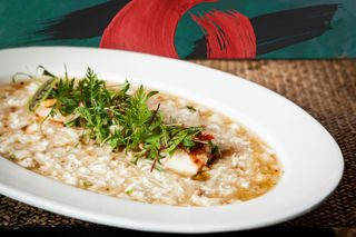 Painting a picture: mock crab and aged wine