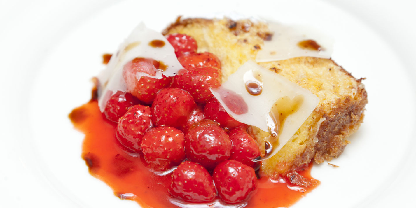 Pain Perdu with Strawberries Recipe - Great British Chefs