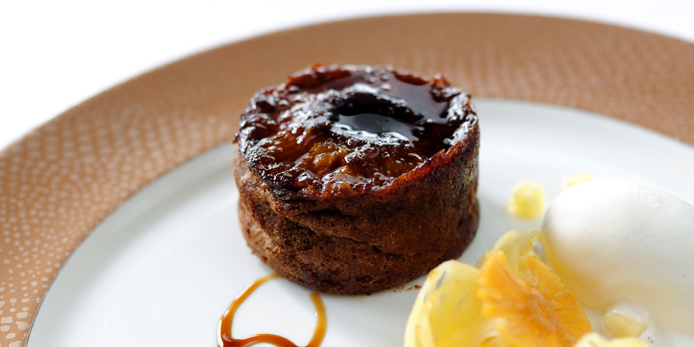 Pineapple Cake With Ginger & Mascarpone Sorbet - Great British Chefs