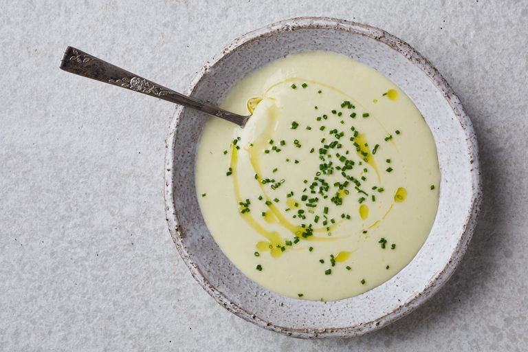 Vichyssoise – chilled leek and potato soup
