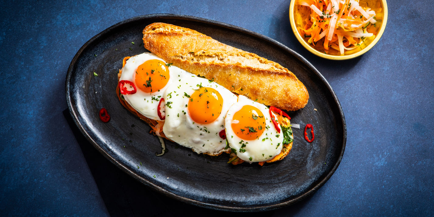 Fried Egg Bánh Mì Recipe - Great British Chefs