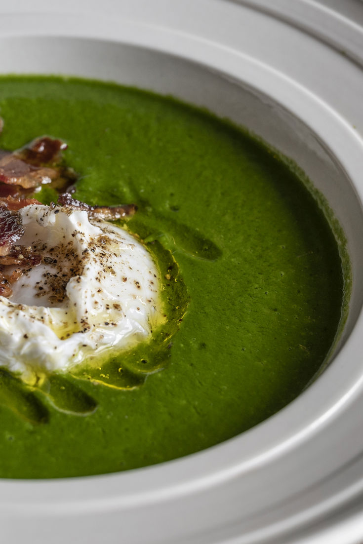 Nettle Soup with Poached Egg Recipe - Great British Chefs