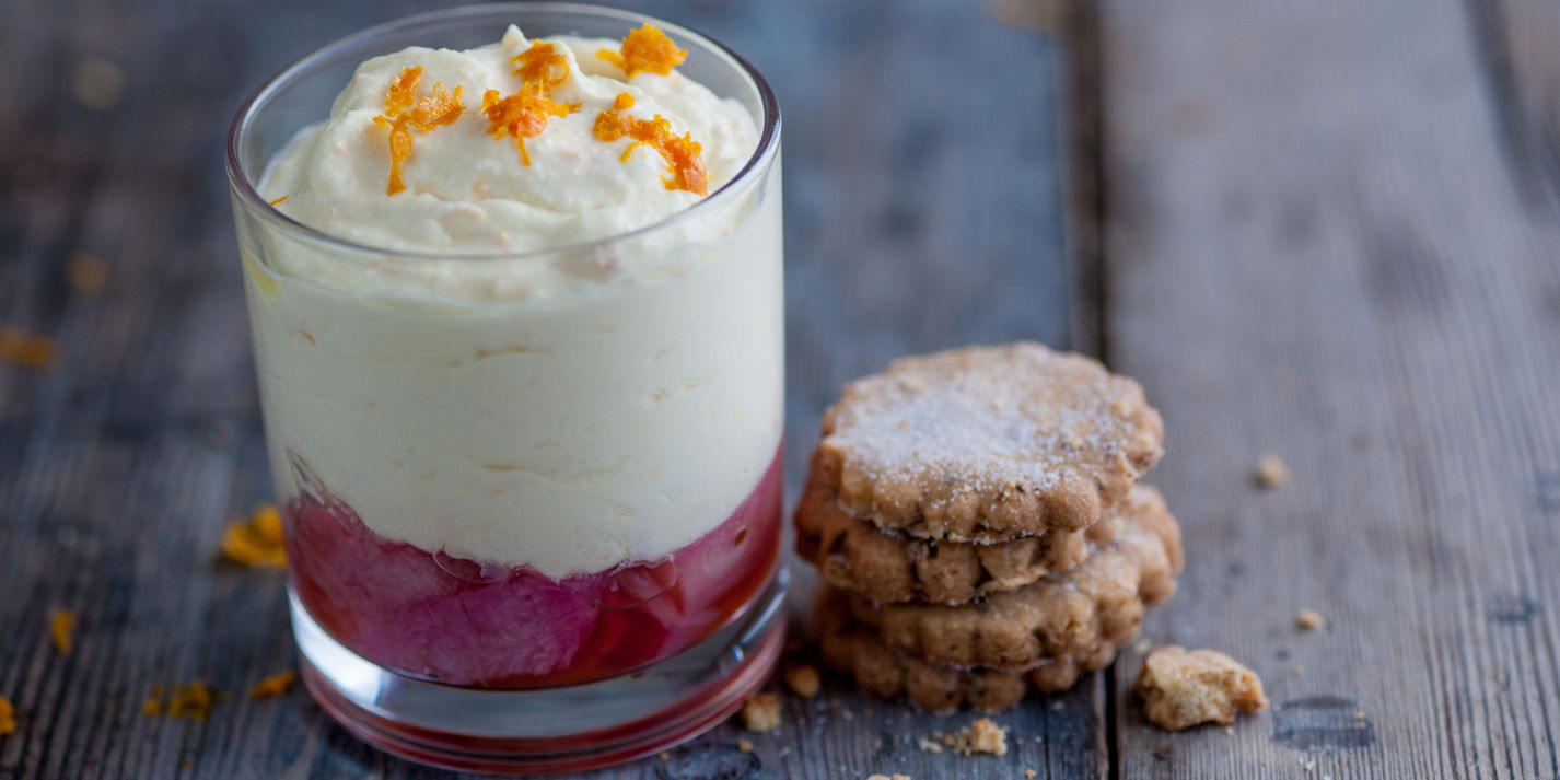 Orange Posset Recipe With Rhubarb - Kids Recipes - Great British Chefs