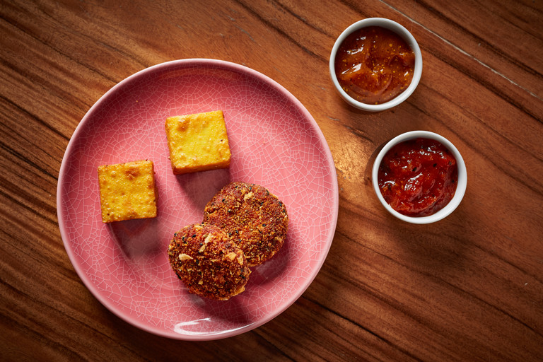 Pithod and Bengali spiced vegetable cakes