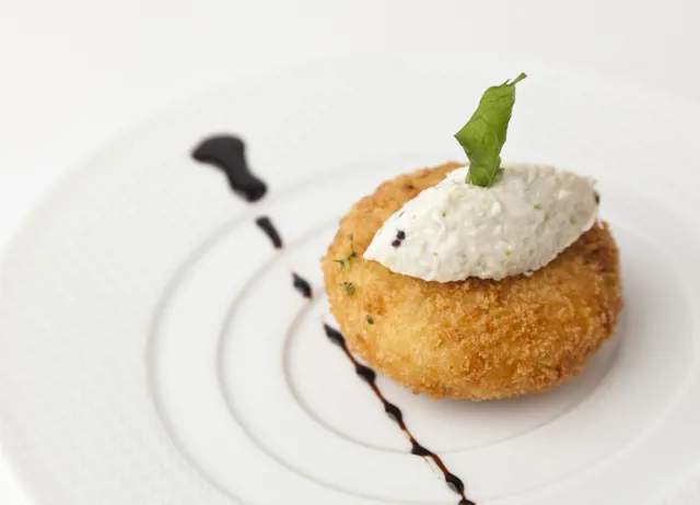 South Indian crab cake and crab chutney