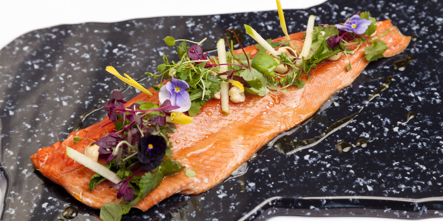 Salmon with Apple Recipe - Great British Chefs