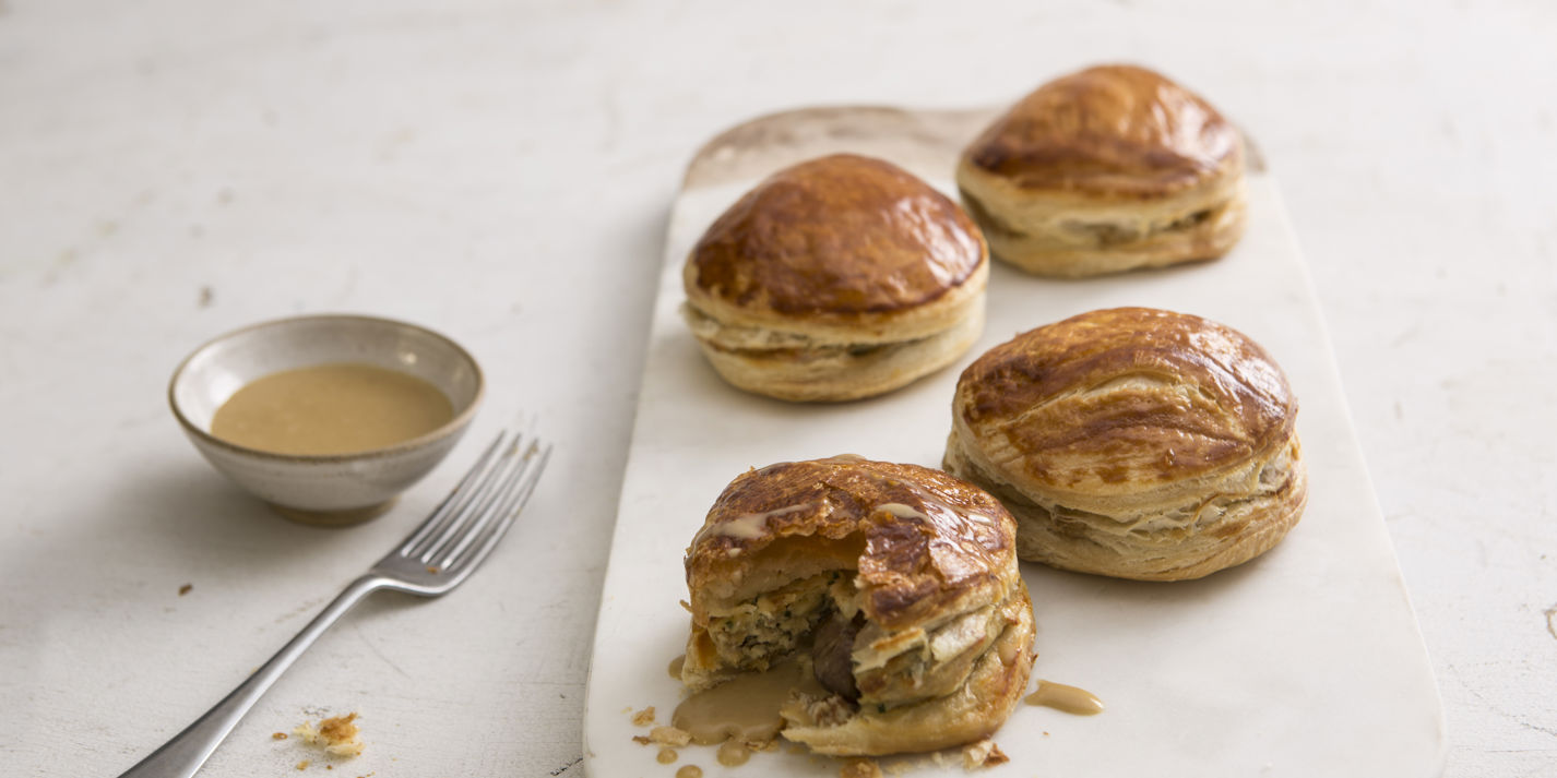 Individual Chicken and Mushroom Pies Recipe - Great British Chefs