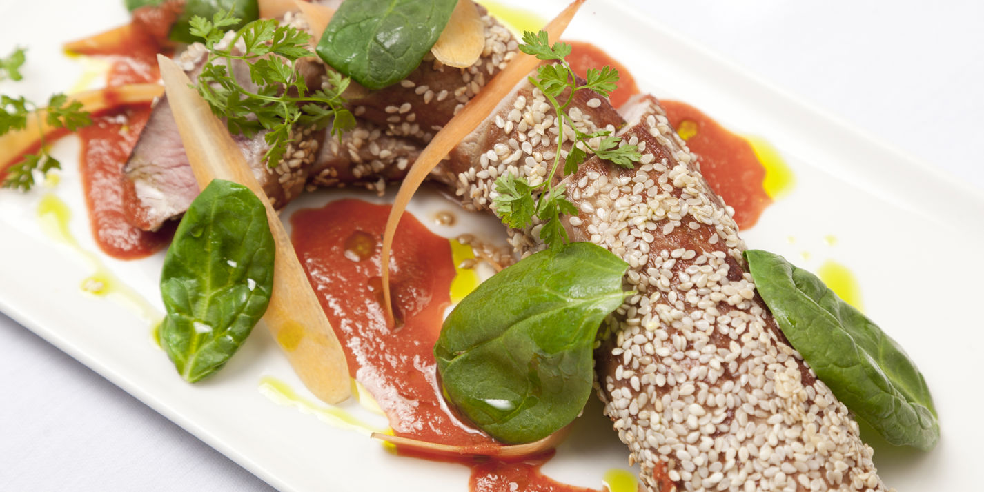 Pork Fillet Recipe With Honey & Sesame Seeds - Great British Chefs