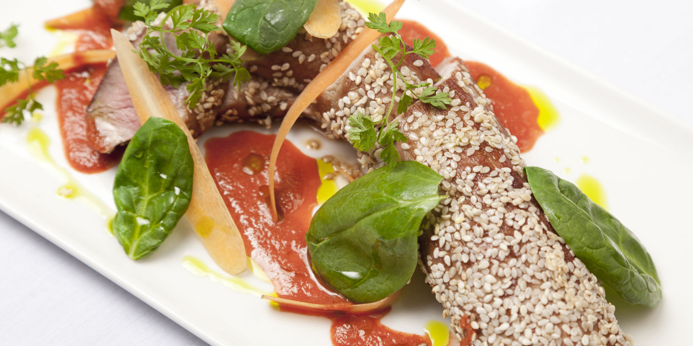 Pork Fillet Recipe With Honey & Sesame Seeds - Great British Chefs