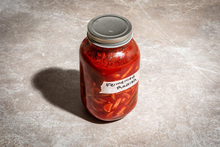 Fermented radish kimchi
