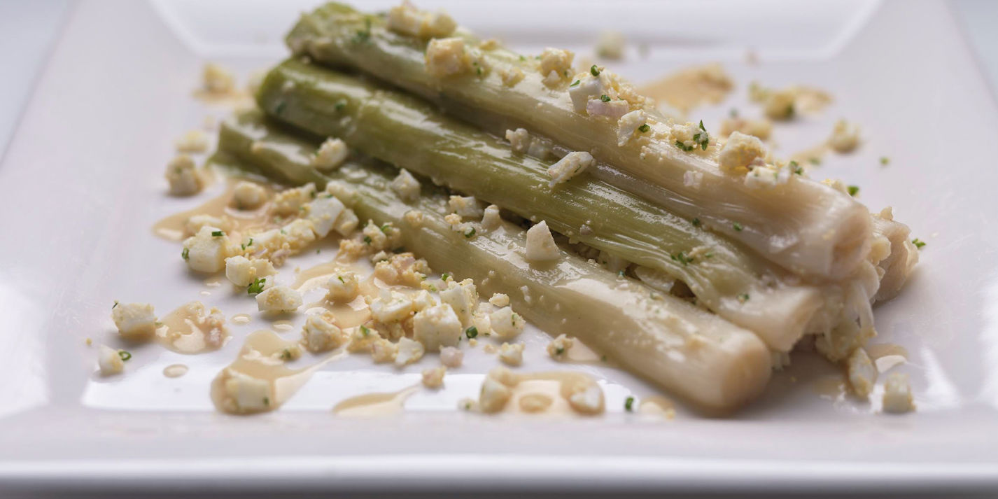 Leeks Recipe With Vinaigrette & Eggs Mimosa - Great British Chefs-image