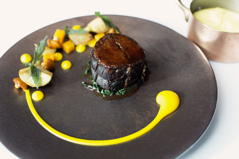Braised feather blade, cavolo nero, artichoke, pumpkin