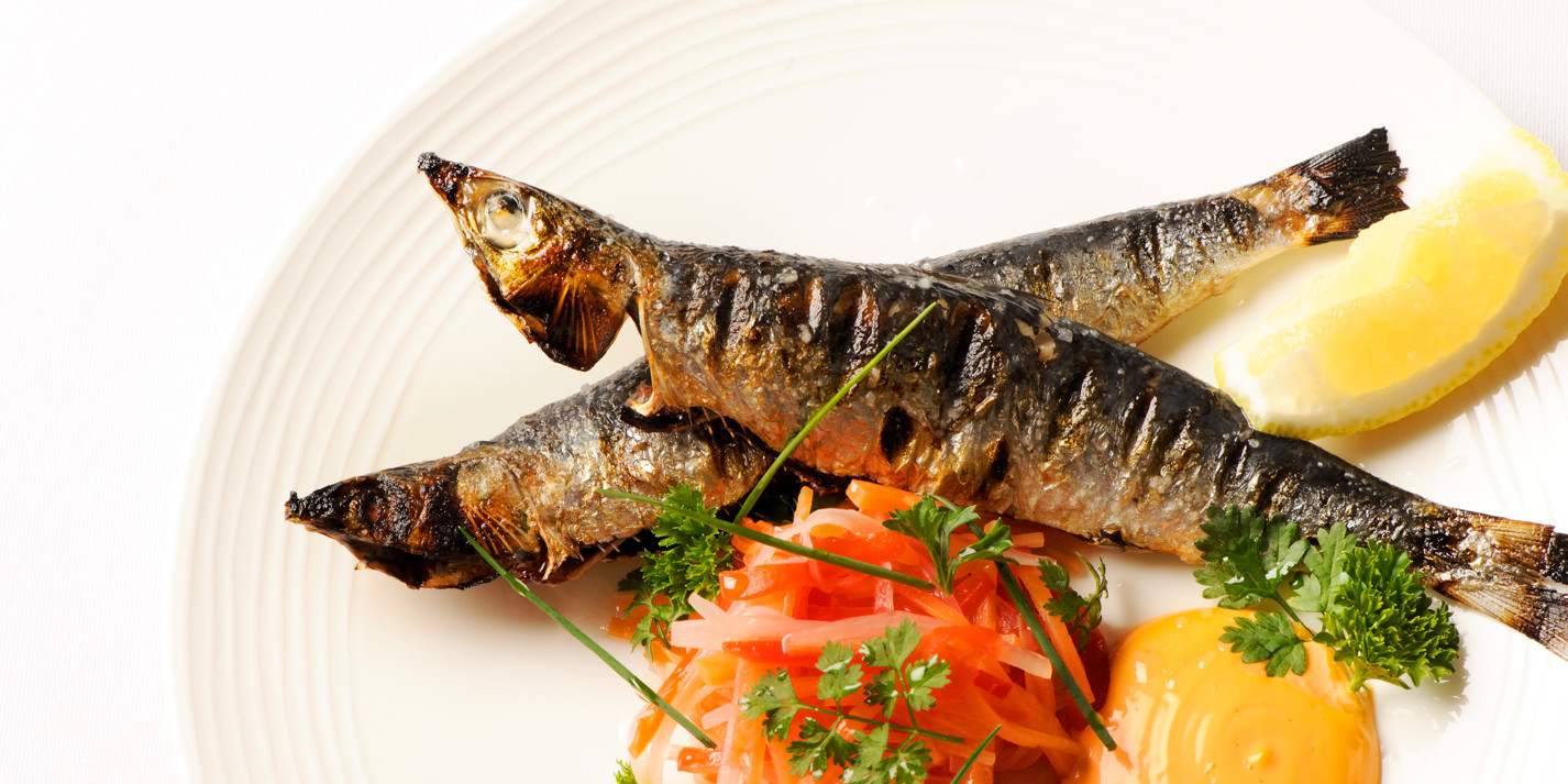 Grilled Sardines Recipe With Paprika Mayonnaise Great British Chefs