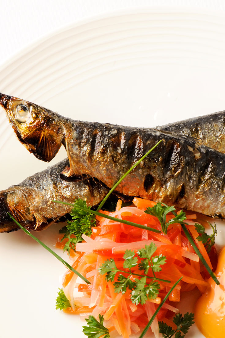 Grilled Sardines Recipe With Paprika Mayonnaise Great British Chefs