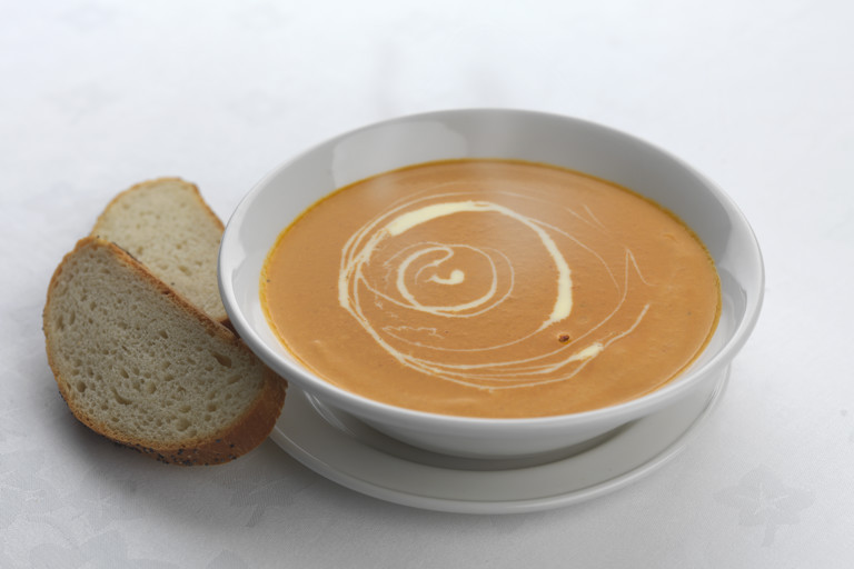Roasted vine tomato soup