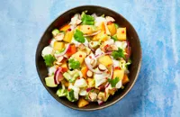 Whiting, persimmon and avocado ceviche