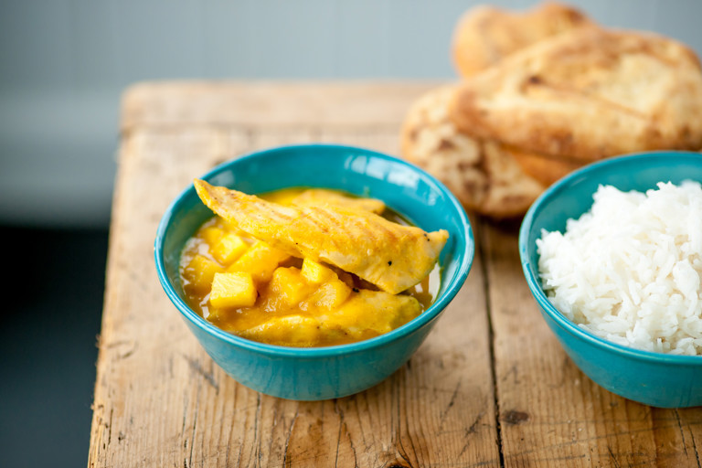 Fruity chicken curry