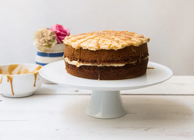 Sticky Toffee Pudding Cake with Butterscotch Sauce | Wholesome Patisserie