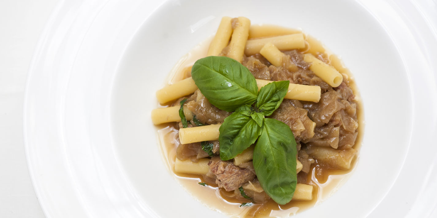 Pasta alla Genovese with Tuna Recipe - Great Italian Chefs