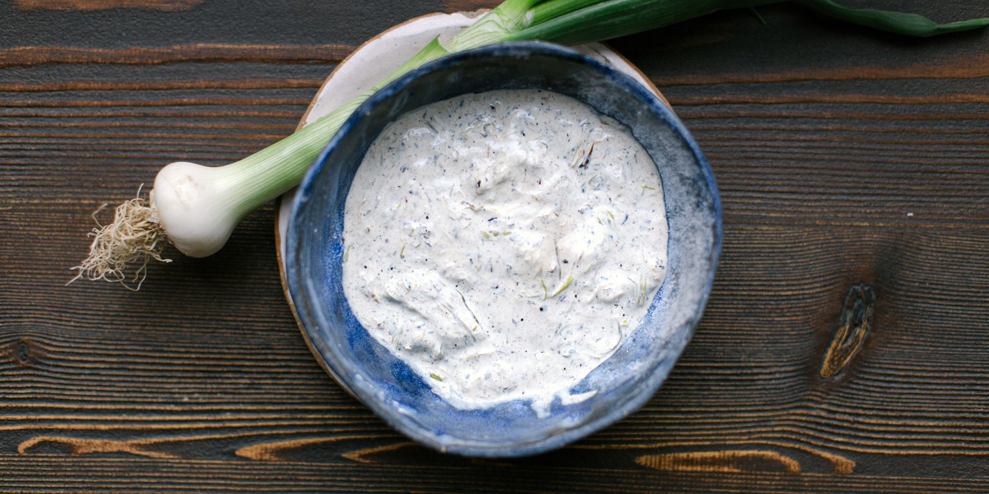 Burnt spring onion crema-image