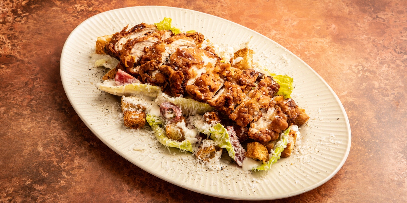 Fried Chicken Caesar Salad Recipe Great British Chefs