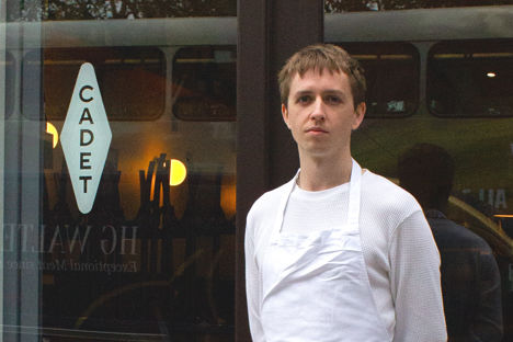 Jamie Smart, chef at Cadet in Newington Green
