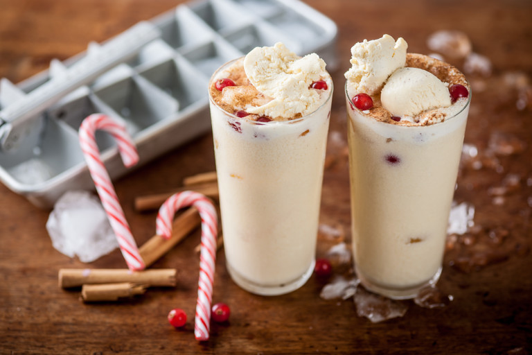 Snowball Christmas mocktail recipe