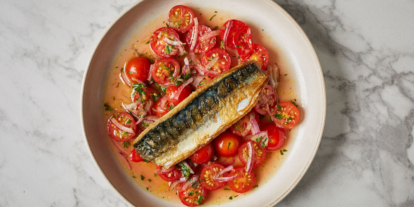 Mackerel with Tomato Ceviche Recipe Great British Chefs