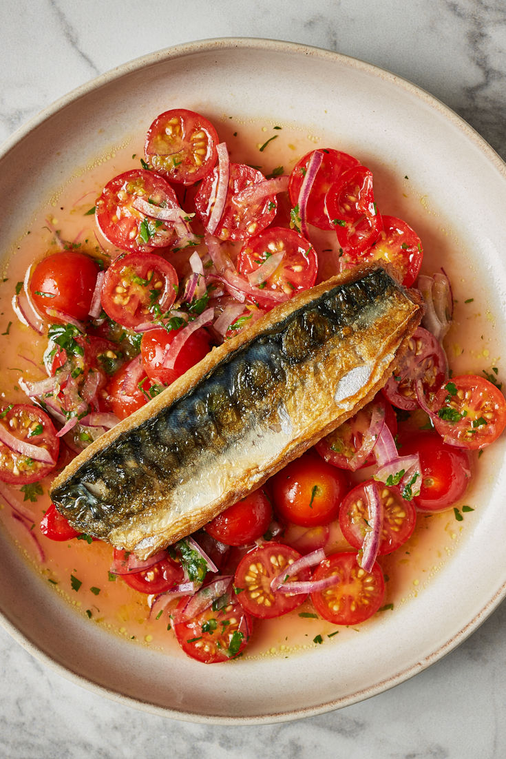 Mackerel with Tomato Ceviche Recipe Great British Chefs