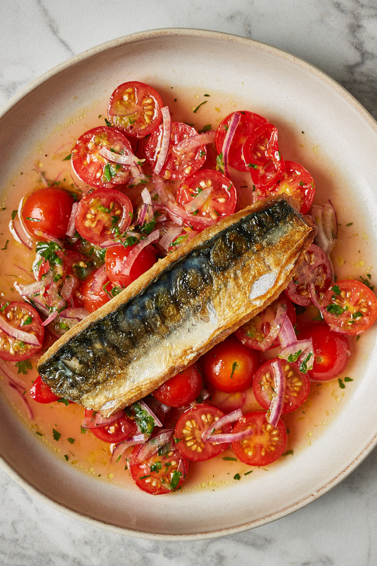 Mackerel with Tomato Ceviche Recipe Great British Chefs