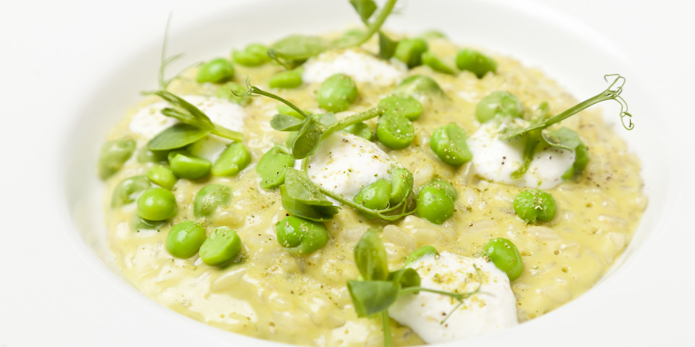 Pea Risotto Recipe - Great British Chefs