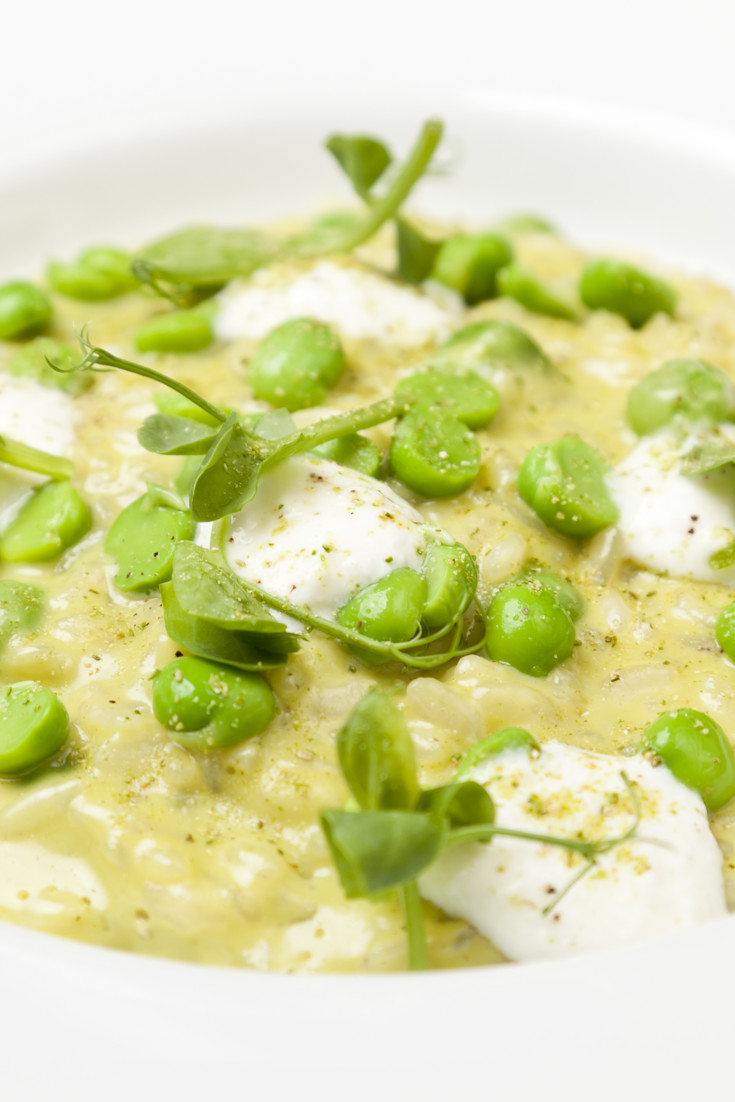 Pea Risotto Recipe - Great British Chefs