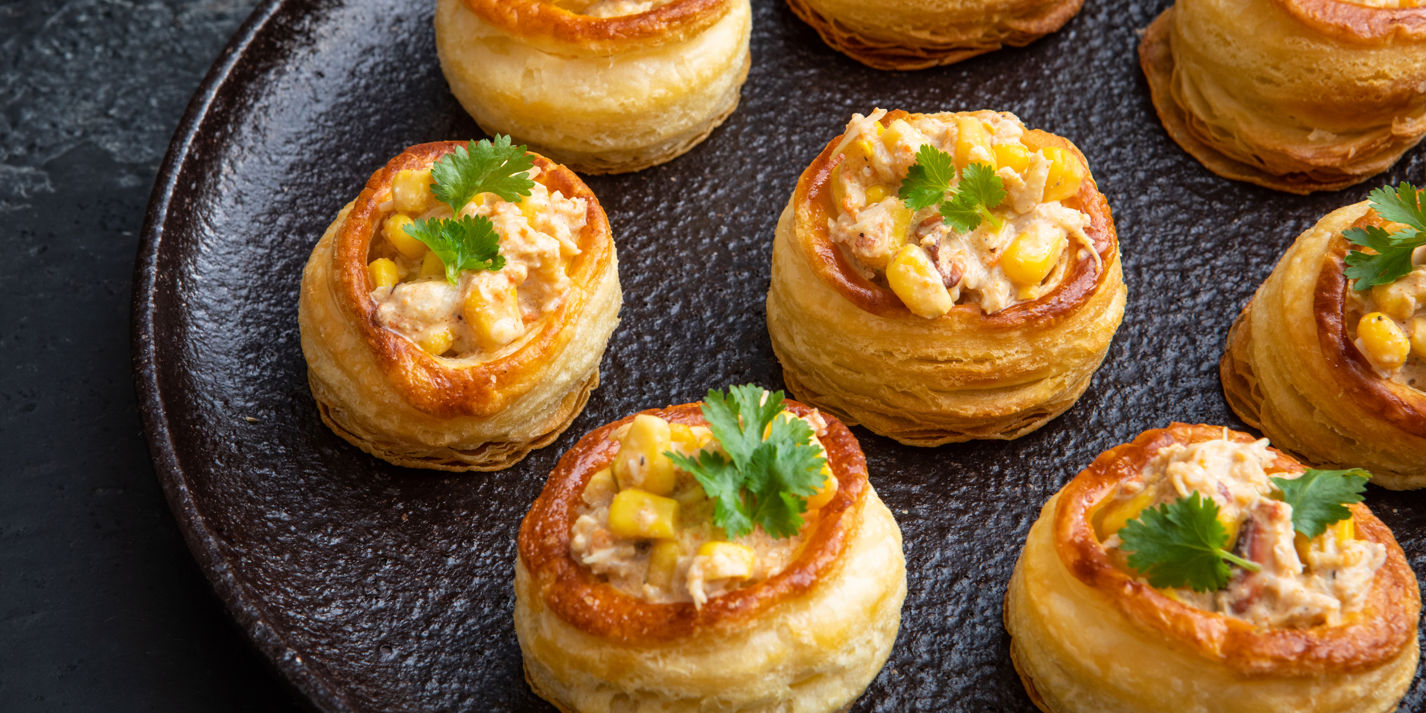 Curried Crab and Corn Vol-au-vents Recipe - Great British Chefs