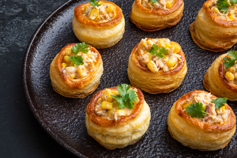 Curried Crab and Corn Vol-au-vents Recipe - British Chefs