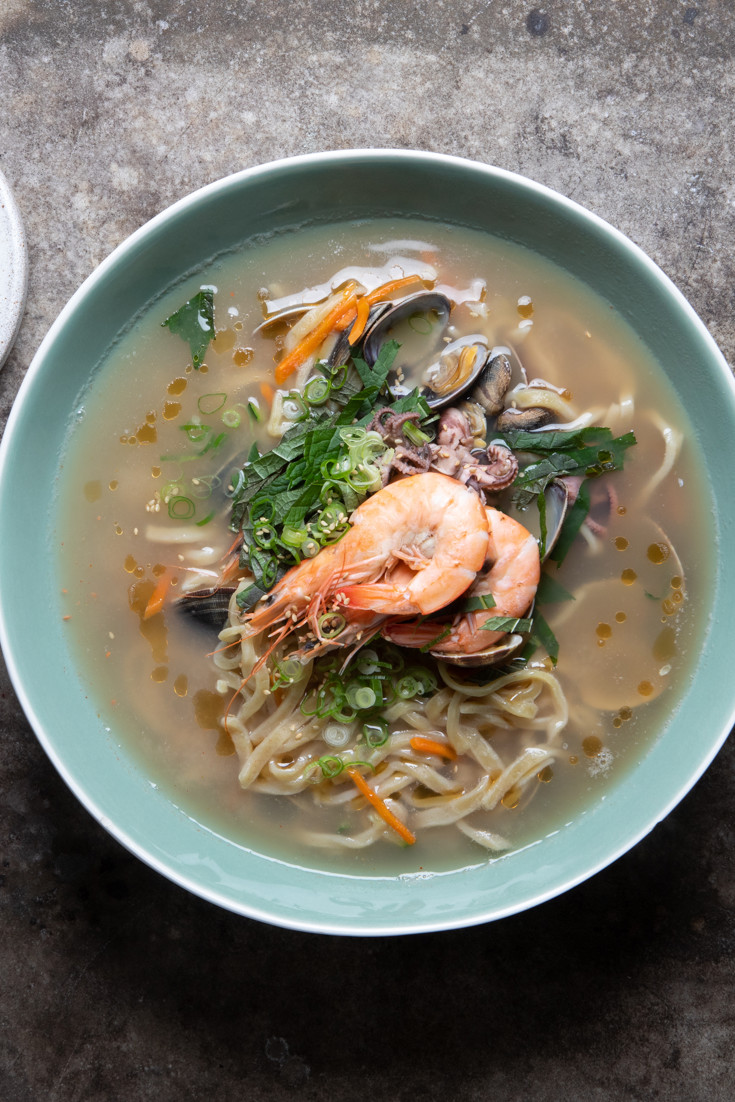 Seafood Kalguksu Recipe - Great British Chefs