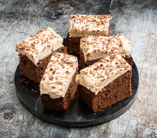 Chocolate and caramel traybake