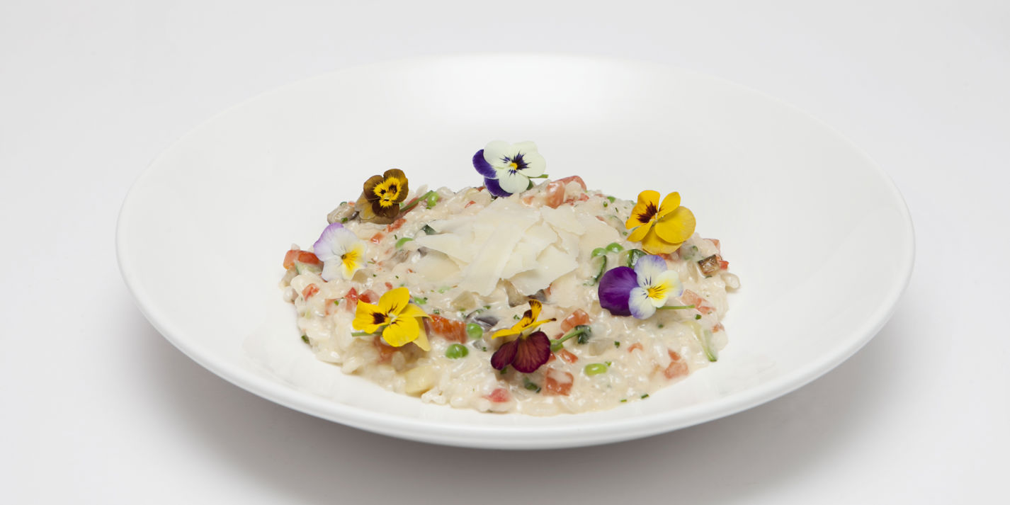 Seasonal vegetarian risotto