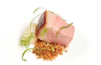 Best end of pork with fennel and apple
