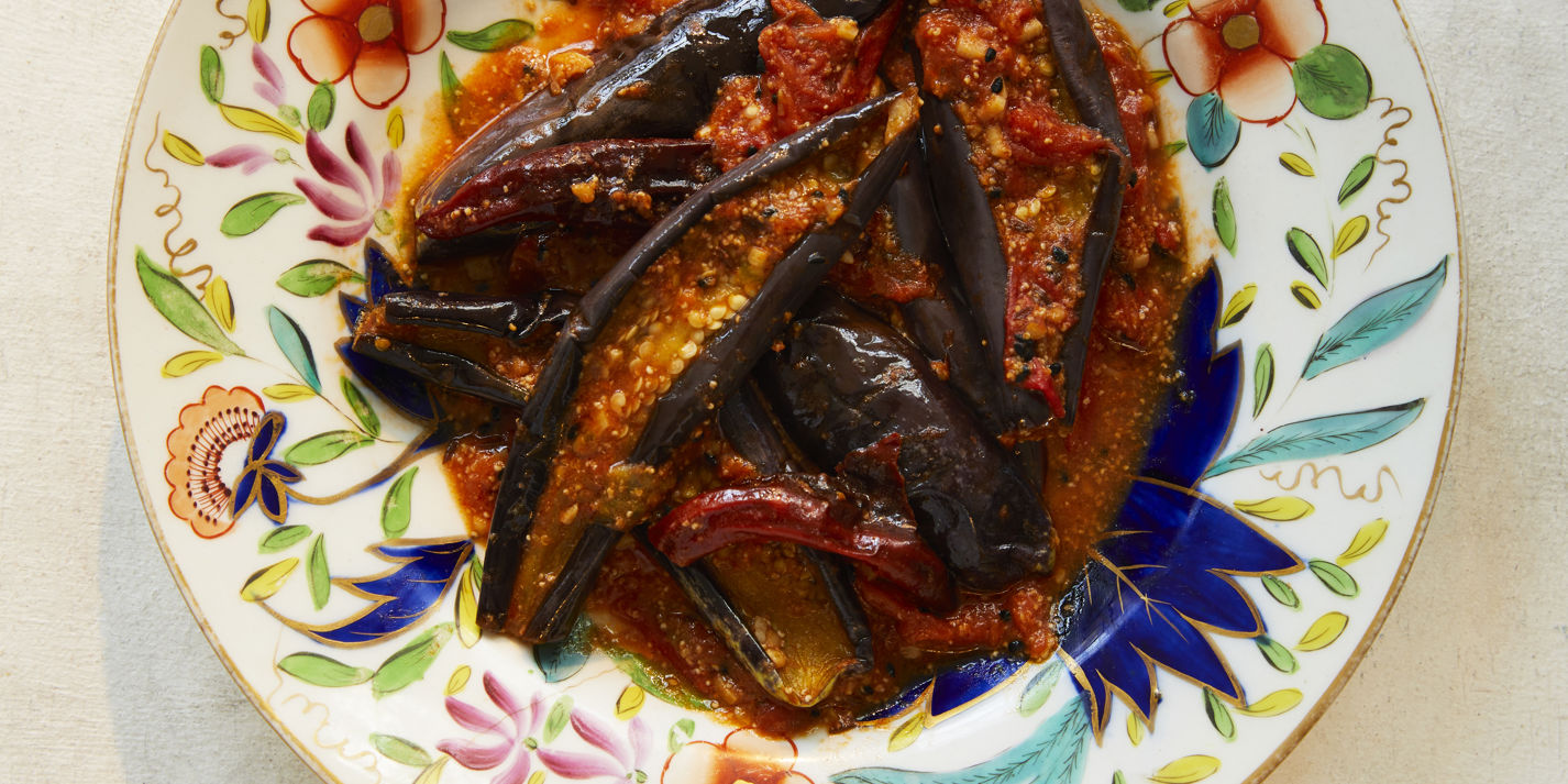 Aubergine with Poppy Seeds Recipe - Great British Chefs