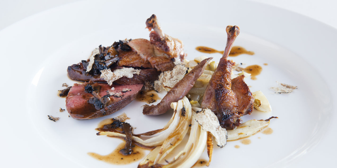 Truffled Pigeon Recipe - Great Italian Chefs