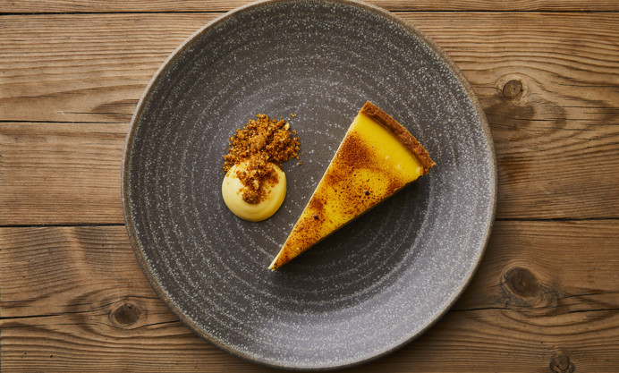 Lemon curd sauce Image