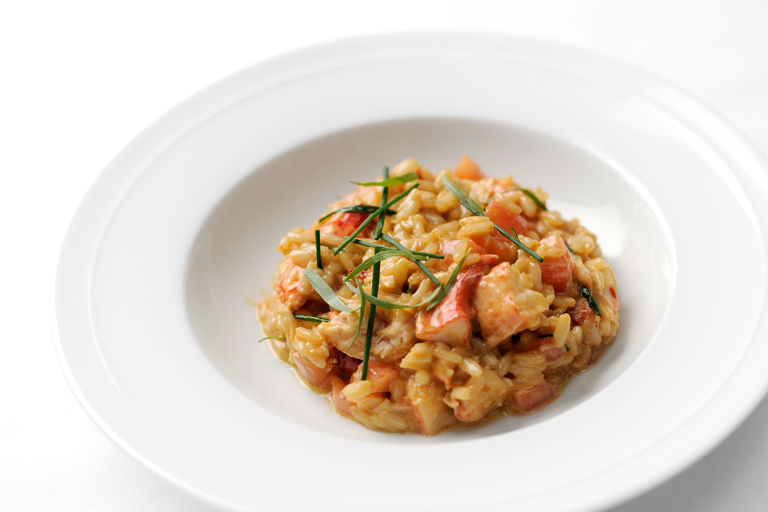 Native lobster risotto with tarragon and chives
