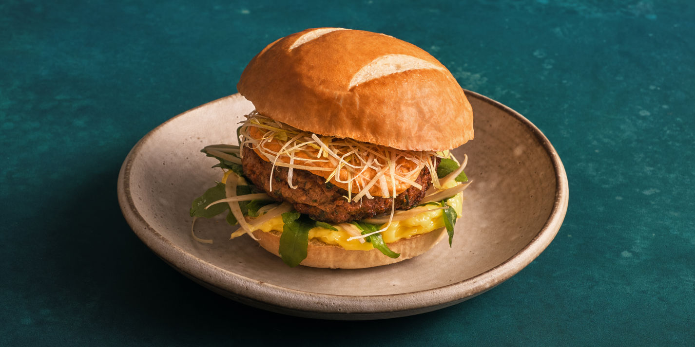 Lamb Burgers with QuickPickled Fennel and Romesco Recipe Great