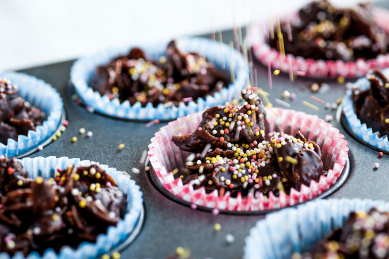Speckled chocolate cornflakes
