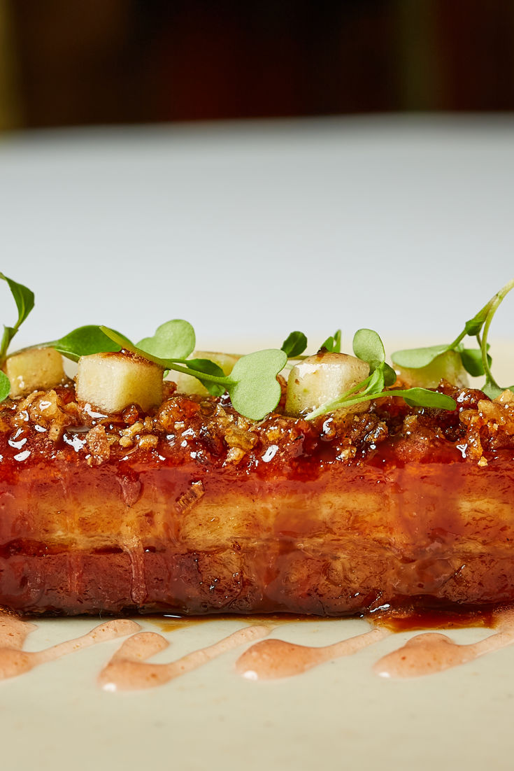 Pork Belly with Sichuan Crab Apple Ketchup Recipe Great British Chefs