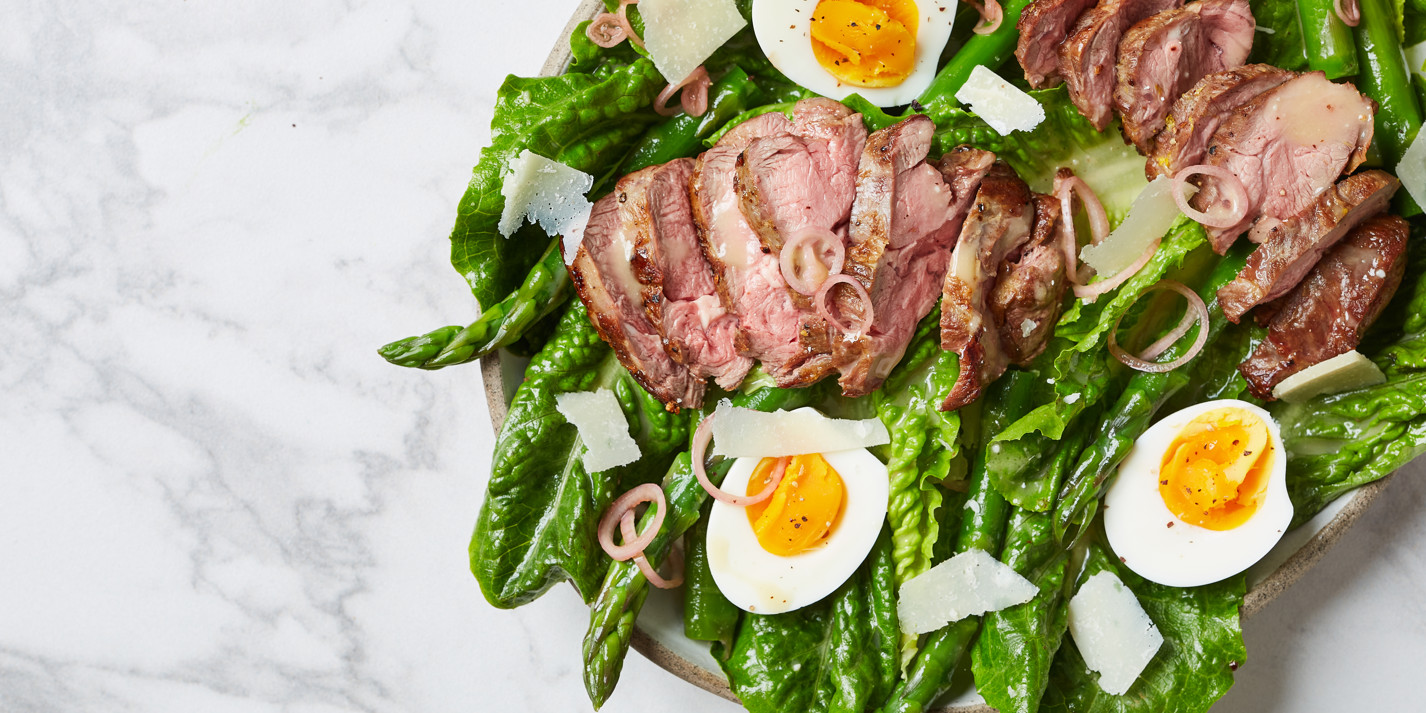 Lamb Caesar Salad Recipe Great British Chefs