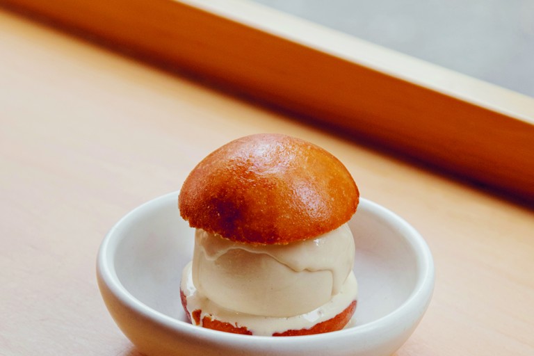 Fried Horlicks ice cream bao
