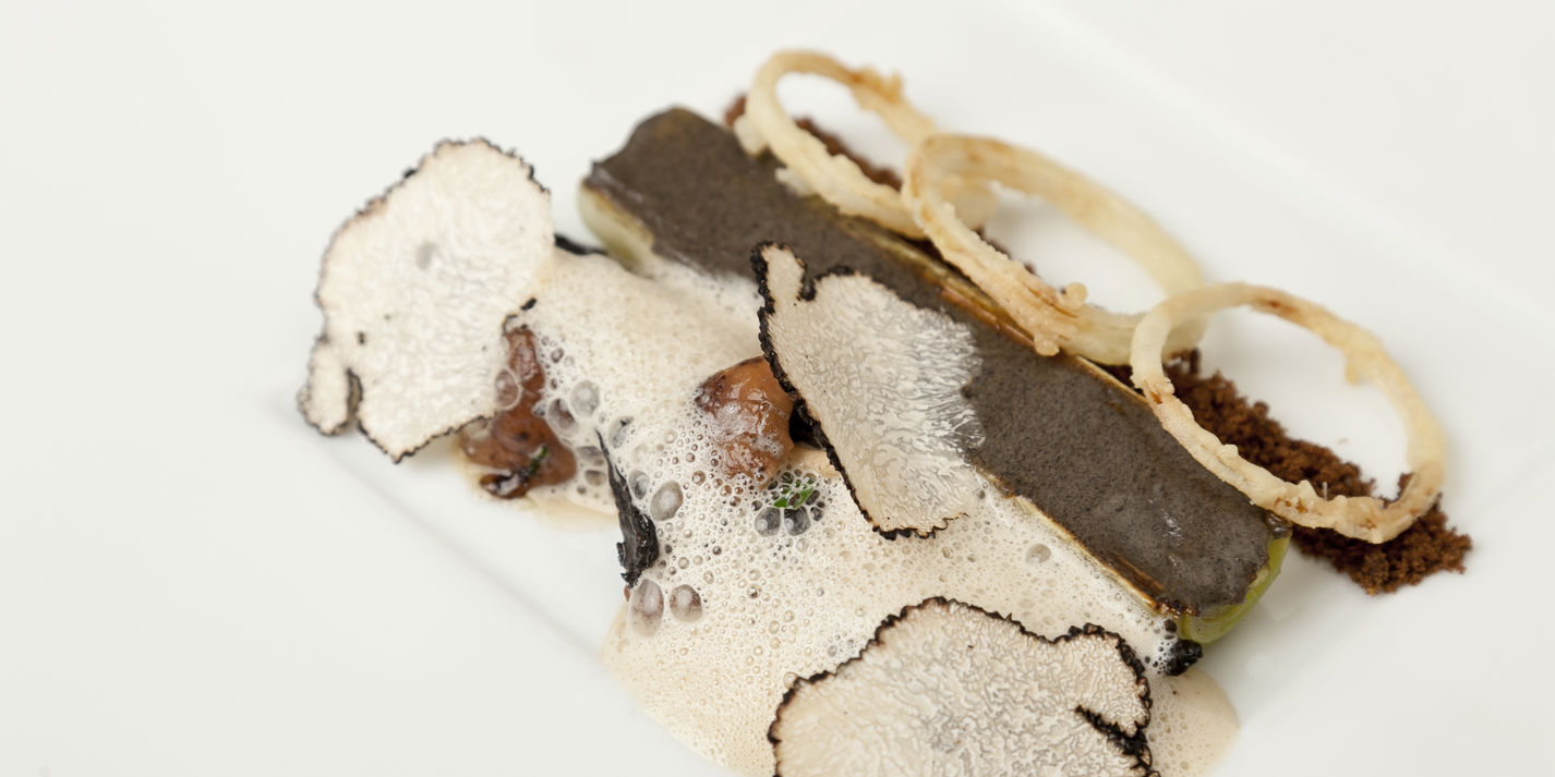 Grilled Leek Recipe With Aubergine & Mushroom - Great British Chefs